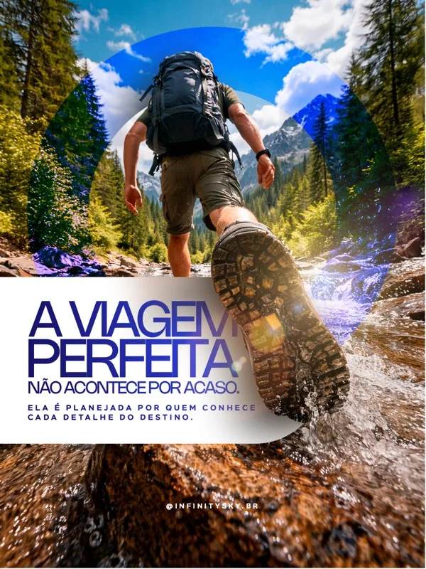 Campanha de viagens e aventura